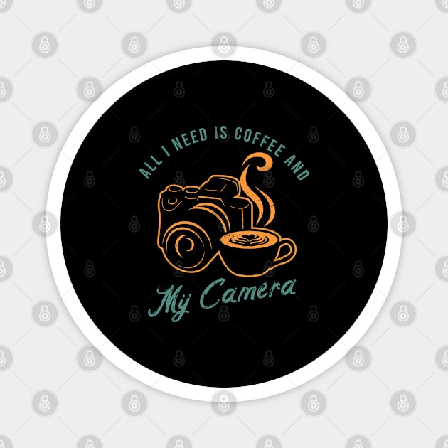 Filmmaker Costume for a Coffee Loving Film Editor Magnet by AlleyField